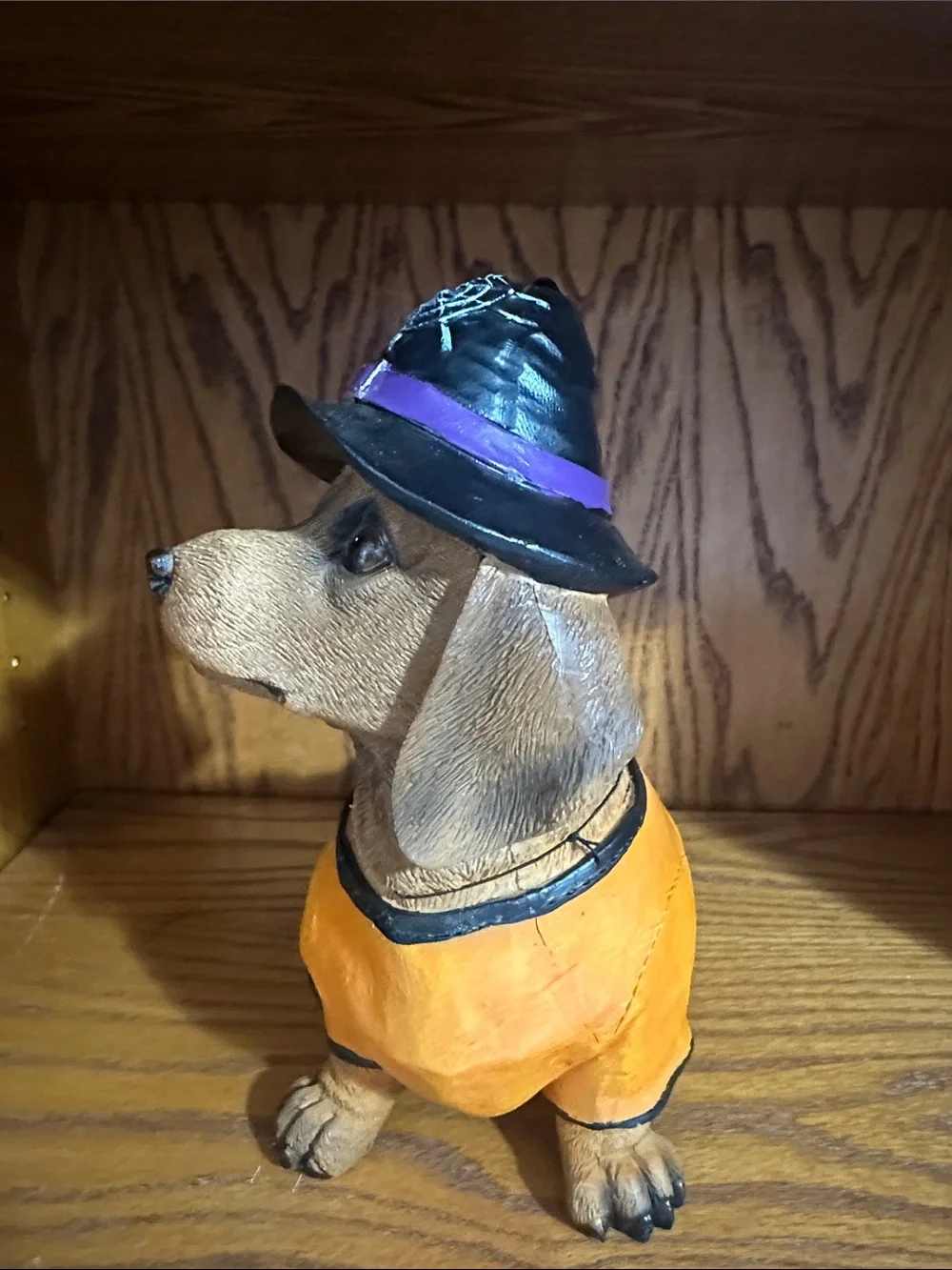 Dachshund Halloween ceramic decor